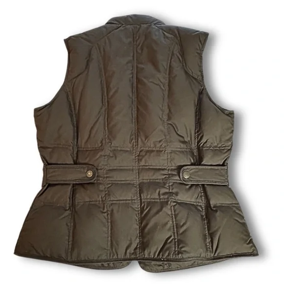 Eddie Bauer Brown Quilted Vest - Picture 3 of 14